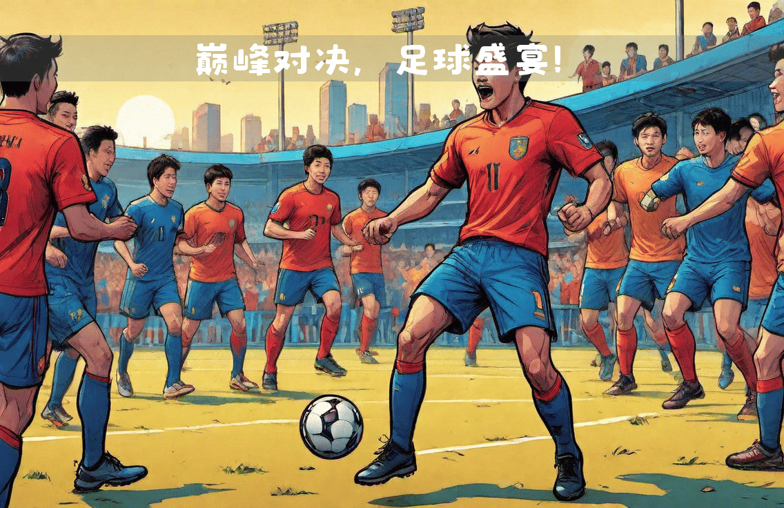 体坛巅峰对决：足球赛场热闹一幕
